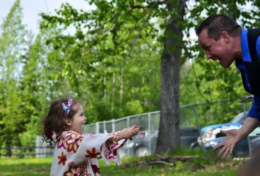 Photo of child with magician